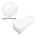 Cabeceira Mais Calçadeira Solteiro Juliana 90cm Para Cama Box