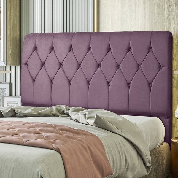 Cabeceira Málaga 1,22cm X 1,6cm X 0,10cm Queen Rose