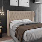 Cabeceira Maldivas Luxo Para Cama Box Casal 140cm Linho - Ssx