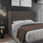 Cabeceira Maldivas Luxo Para Cama Box Queen 160cm Linho - Ssx