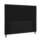 Cabeceira Malibu Para Cama Box Casal 140 Cm Corino Preto- D'r