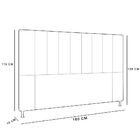 Cabeceira Malibu Para Cama Box Queen 160 Cm Corino Preto - D'