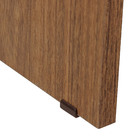 Mesa Cabeceira Mariah Ripado 50 Freijó Astral Design