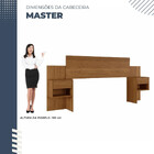 Cabeceira Master Benetil Cinamomo