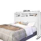 Cabeceira Melissa Queen 1.6 Branco – Vj Móveis