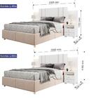 Cabeceira Messina Casal Flex Branco