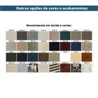 Cabeceira Mh-2650 Herval Estofada Solteiro 97 Cm Veludo Marro