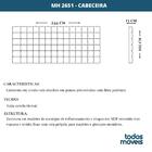 Cabeceira Mh-2651 Herval Estofada Casal Para Colchão 138 Cm L