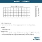 Cabeceira Mh-2651 Herval Estofada Queen Para Colchão 158 Cm L