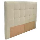 Cabeceira Mh-2680 Herval Estofada Casal 140 Cm Linho Bege C