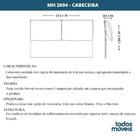 Cabeceira Mh-2694 Herval Estofado King Para Colchão 193 Cm Co