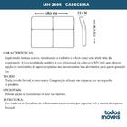 Cabeceira Mh-2695 Herval Estofado Queen Para Colchão 158 Cm C