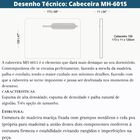 Cabeceira Mh-6015 Herval Estofado Casal Colchão 158 Cm Madeir