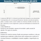 Cabeceira Mh-6015 Herval Estofado Casal Colchão 193 Cm Madeir