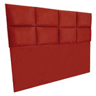 Cabeceira Modulada Casal 1 40m Lorena Suede - Pallazio - Verm