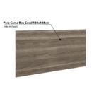 Cabeceira Modulada Doce Vida Para Cama Box Casal - Castanho