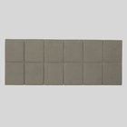 Cabeceira Modulada Estofada Cinza Para Cama Box Queen King So