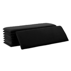 Cabeceira Modulada Estofada Preta Retangular Para Cama Box Qu