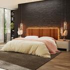 Cabeceira Modulada King 200 Cm Com Led Boucle Milani Store