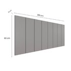 Cabeceira Modulada Painel Para Cama Box Queen 160cm 8 Módulos