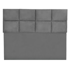 Cabeceira Modulada Queen 1 60m Lorena Suede - Pallazio - Graf
