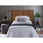 Cabeceira Modular Solteiro Corino 4 Módulos 30cm X 60cm Caram
