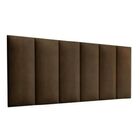 Cabeceira Modular Sonho 20x60 Em Suede Marrom