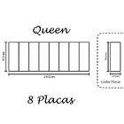 Cabeceira Modular Sonho 20x60 Em Suede Marrom