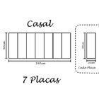 Cabeceira Modular Sonho Casal 60x140 Em Corino Marrom