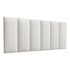 Cabeceira Modular Sonho King 60x200 Em Corino Branco