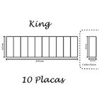 Cabeceira Modular Sonho King 60x200 Em Corino Marrom