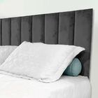 Cabeceira Modular Sonho Queen 60x160 Em Corino Cinza