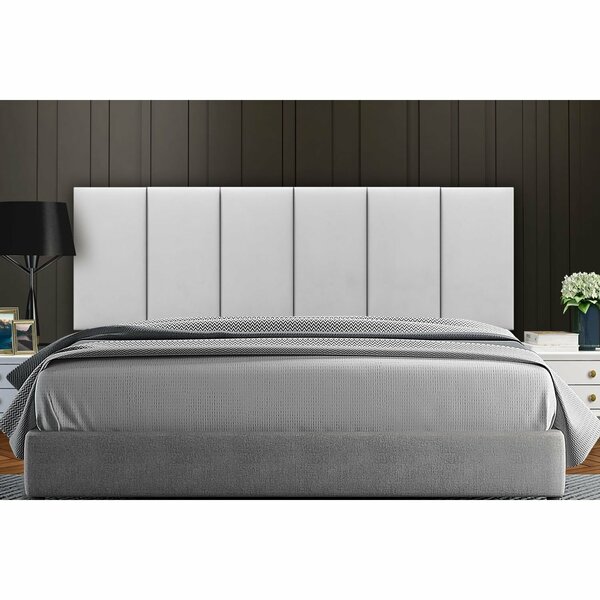 Cabeceira Modulo Kit 6 Peças 0.35x0.70cm Prata