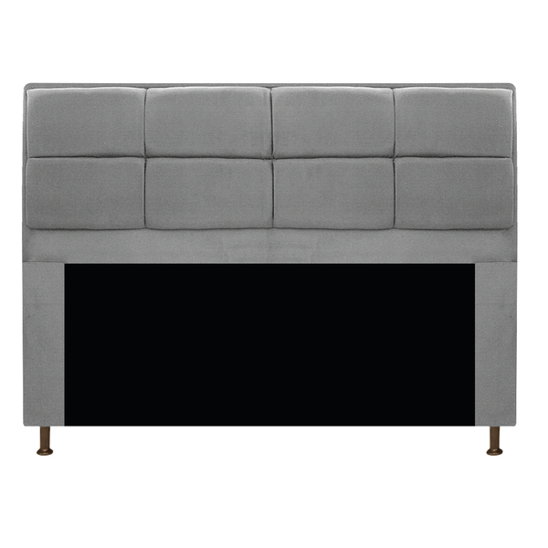 Cabeceira Munique 140 Cm Casal Corano Cinza - Amarena Móveis