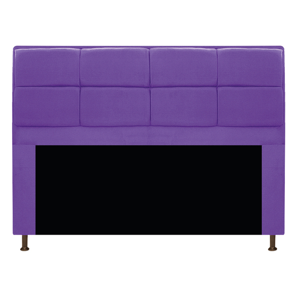 Cabeceira Munique 140 Cm Casal Corano Roxo - Amarena Móveis