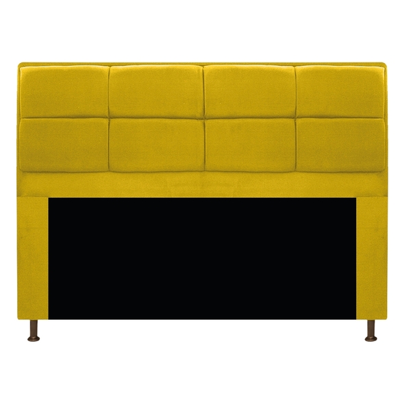 Cabeceira Munique 160 Cm Queen Size Corano Amarelo - Amarena