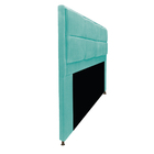 Cabeceira Munique 160 Cm Queen Size Suede Azul Tiffany - Amar