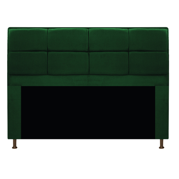 Cabeceira Munique 160 Cm Queen Size Suede Verde - Amarena Móv