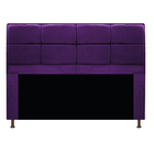 Cabeceira Munique 195 Cm King Size Suede Roxo - Amarena Móveis