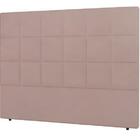 Cabeceira Nairóbi Casal 1400mm Veludo Rose - Simbal