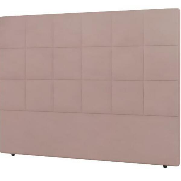 Cabeceira Nairóbi Casal 1400mm Veludo Rose - Simbal