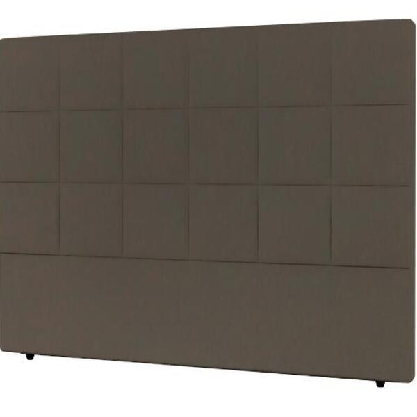 Cabeceira Nairóbi Casal 1400mm Veluso Slim Chocolate - Simbal