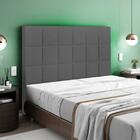 Cabeceira Nairóbi Queen 1600mm Linho Chumbo - Simbal