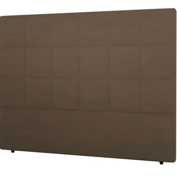 Cabeceira Nairóbi Queen 1600mm Suede Marrom Taupe - Simbal