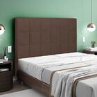 Cabeceira Nairóbi Solteiro 900mm Veludo Cacau - Simbal