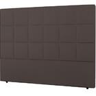 Cabeceira Nairóbi Viúva 1000mm Suede Chocolate - Simbal