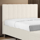 Cabeceira Nashira 140 / N-037 Bouclê Off White Aradecor