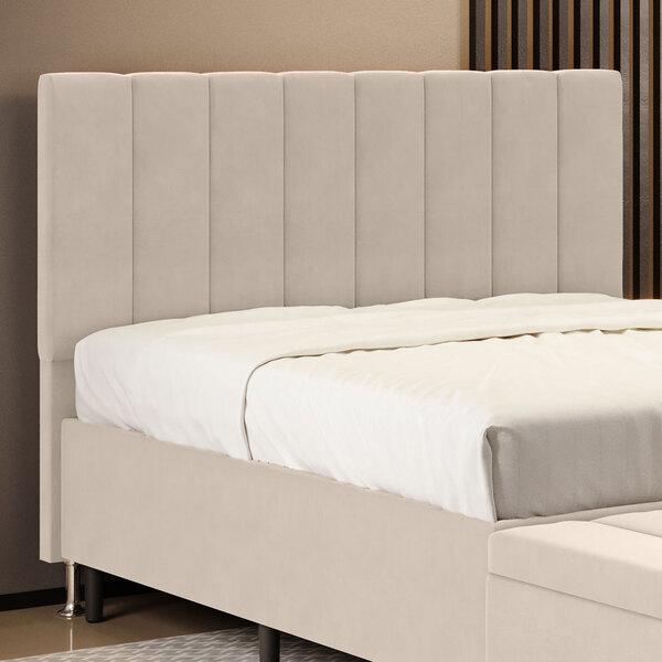 Cabeceira Nashira 160 / Z-003 Sued Bege