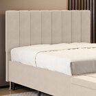 Cabeceira Nashira 160 Z-003 Sued Bege Aradecor