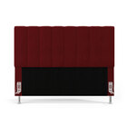 Cabeceira Nashira 195 Para Cama King Z-001 Sued Vermelho Arad